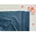 Искусственная замша, цвет "Насыщенный Аквамарин", двусторонняя, 33х50 см.