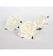 Коттеджные розы "Белые", 6 см., 1 шт.