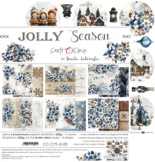 Набор бумаги "Jolly Season" 30,5*30,5 см., 6 листов, Craft O'Clock