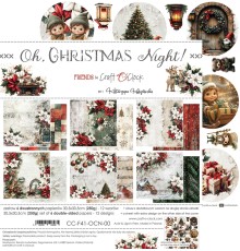 Набор бумаги "Oh, Christmas Night" 30,5*30,5 см., 6 листов, Craft O'Clock