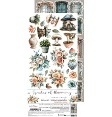 Набор для вырезания "Sprites of Harmony" 15,25*31,5 см, 1/2 набора, 9 листов, Craft O'Clock