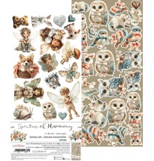 Набор для вырезания "Sprites of Harmony" 15,25*31,5 см, 1/2 набора, 9 листов, Craft O'Clock