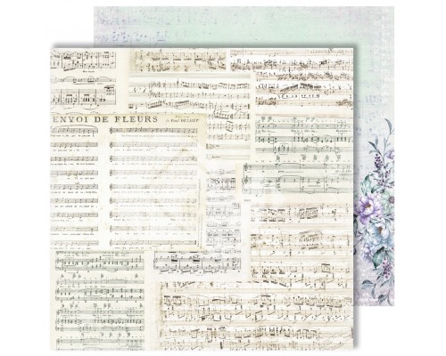 Бумага двусторонняя, коллекция "Flowers Symphony" 30.5*30.5 см., Dreamlight Studio