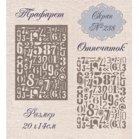 Трафарет "Скрап №238", Romaletta