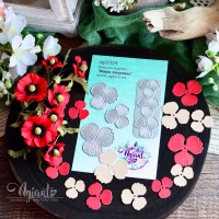 Ножи для вырубки "Маки полевые" от AgiArt