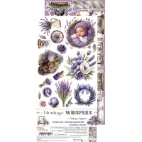 Набор для вырезания "Heritage Whispers" 15,25*31,5 см, 1/2 набора, 9 листов, Craft O'Clock
