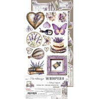 Набор для вырезания "Heritage Whispers" 15,25*31,5 см, 1/2 набора, 9 листов, Craft O'Clock