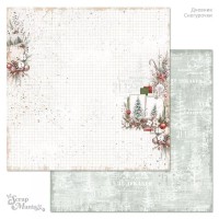Бумага двусторонняя "Дневник Снегурочки. Последняя страница", ScrapMania