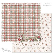 Бумага двусторонняя "Дневник Снегурочки. Уютный плед", ScrapMania