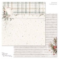 Бумага двусторонняя "Дневник Снегурочки. Зимние истории", ScrapMania