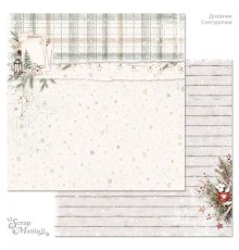 Бумага двусторонняя "Дневник Снегурочки. Зимние истории", ScrapMania