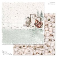 Бумага двусторонняя "Дневник Снегурочки. Бархатный декабрь", ScrapMania