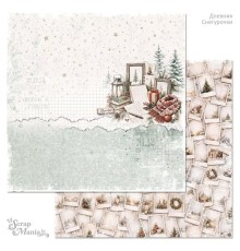 Бумага двусторонняя "Дневник Снегурочки. Бархатный декабрь", ScrapMania