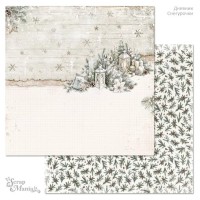 Бумага двусторонняя "Дневник Снегурочки. Зимний сюжет", ScrapMania