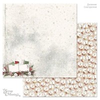 Бумага двусторонняя "Дневник Снегурочки. Минуты до чуда", ScrapMania