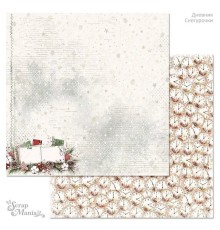 Бумага двусторонняя "Дневник Снегурочки. Минуты до чуда", ScrapMania