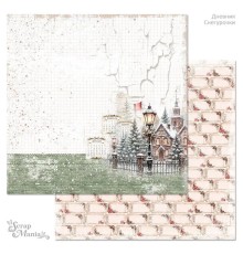 Бумага двусторонняя "Дневник Снегурочки. Новогодний календарь", ScrapMania