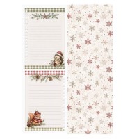 Лист с картинками 10х30 см "Дневник Снегурочки. Секреты снежинок", ScrapMania
