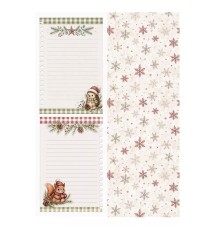 Лист с картинками 10х30 см "Дневник Снегурочки. Секреты снежинок", ScrapMania