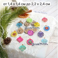 Нож для вырубки "Добрый праздник. Новогодние шары. Радость ели", ScrapMania