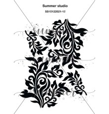 Трафарет "Branches", 14*20 см, Summer Studio