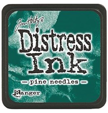 Чернильная подушечка MINI DISTRESS INK "Pine Needles", Ranger