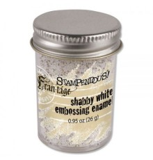 Эмаль для эмбоссинга "Shabby white Embossing Enamel", Stampendous!