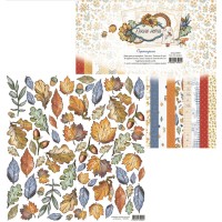 Лист для вырезания, коллекция "После лета", 30,5*30,5см., Scrapodelie