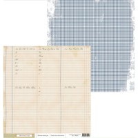 Бумага двусторонняя, коллекция "После лета", 30,5*30,5см., Scrapodelie