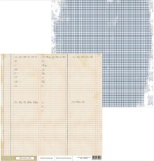 Бумага двусторонняя, коллекция "После лета", 30,5*30,5см., Scrapodelie