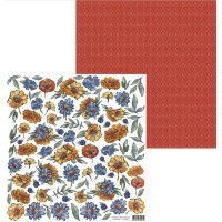 Лист для вырезания, коллекция "После лета", 30,5*30,5см., Scrapodelie