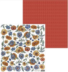 Лист для вырезания, коллекция "После лета", 30,5*30,5см., Scrapodelie