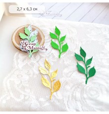 Нож для вырубки "Веточка с листьями", ScrapMania