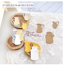 Нож для вырубки "Русские сказки. Бидон и кувшины", ScrapMania