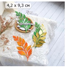 Нож для вырубки "Веточка с широкими листьями", ScrapMania