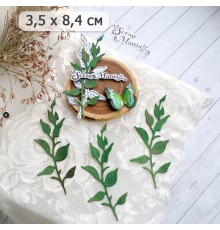 Нож для вырубки "Веточки на ветру. Широкие листья", ScrapMania