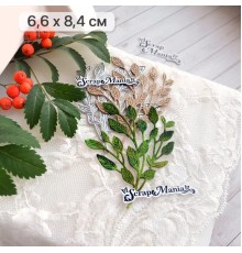 Нож для вырубки "Листья леса. Жимолость лесная", ScrapMania