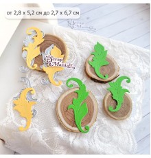 Нож для вырубки "Русские сказки. Листья 2", ScrapMania