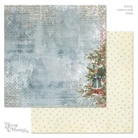 Бумага двусторонняя "СССР. Блеск советской елки. Снегурочка", ScrapMania