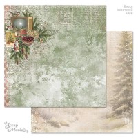 Бумага двусторонняя "СССР. Блеск советской елки. Праздник на столе", ScrapMania