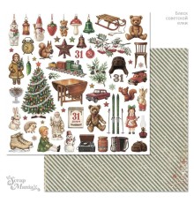 Бумага двусторонняя "СССР. Блеск советской елки. Картинки", ScrapMania
