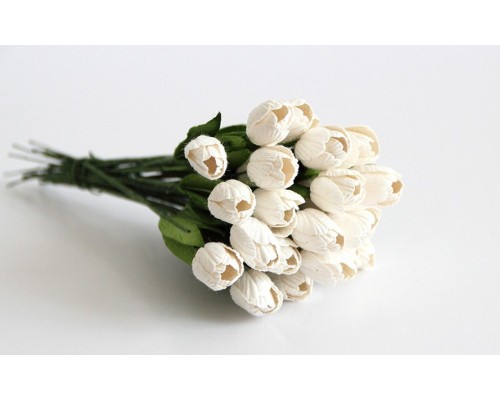 Тюльпаны "Белые", 5 штук
