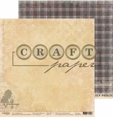 Бумага двусторонняя серии "Шерлок" Craft paper