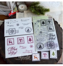 Набор штампов "Время снежинок" от AgiArt