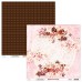Набор бумаги "Chocolate Kiss" 15,2*15,2 см, 12 листов, 1/2 набора, Mintay paper