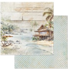 Бумага двусторонняя "Тропический рай. Наедине со счастьем", ScrapMania