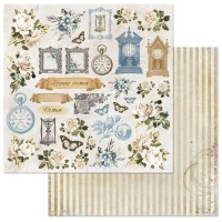 Бумага двусторонняя "Эхо прошлого. Картинки", ScrapMania