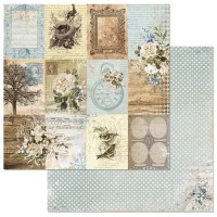 Бумага двусторонняя "Эхо прошлого. Карточки", ScrapMania