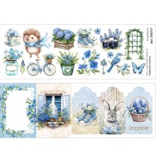 Лист с картинками 10х30 см "Небесное счастье", ScrapMania