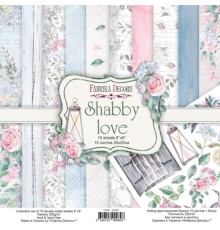 Набор бумаги "Shabby love" 20*20см., Фабрика Декору